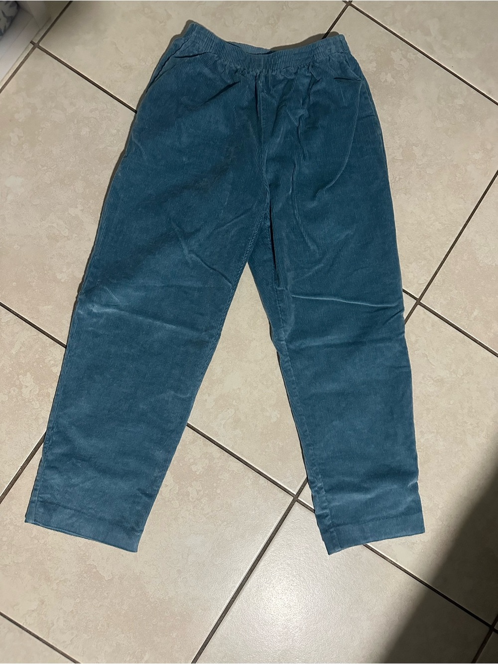 Alfred Dunner Teal Corduroy Pants